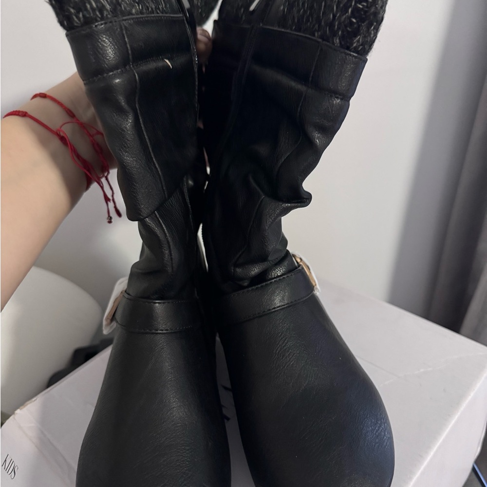 Dream Pairs Black Kids Boots